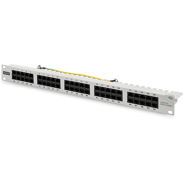 DIGITUS Patchpanel ISDN Kat.3 ungeschirmt DN-91350-1
